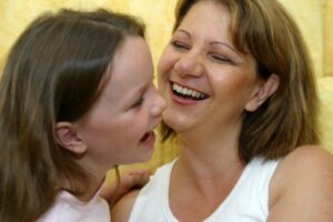 Mom and daughter